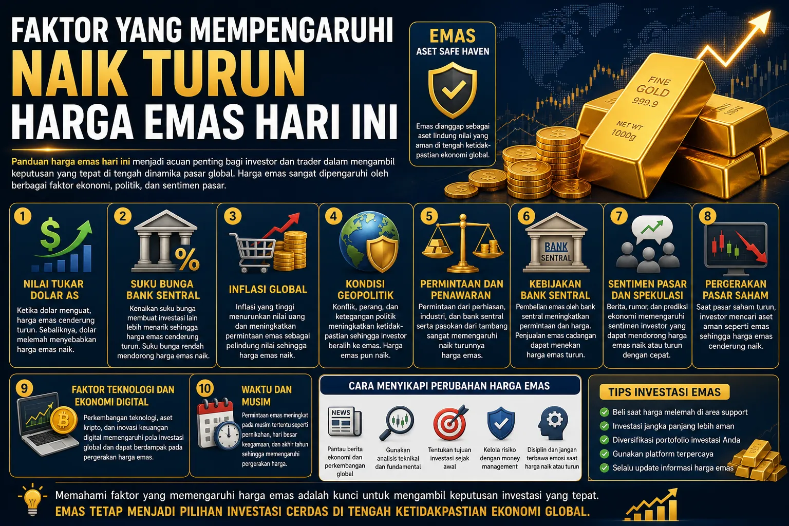 Panduan harga emas hari ini